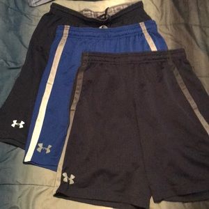 3 Piece Set Under Armour Medium Blue Shorts